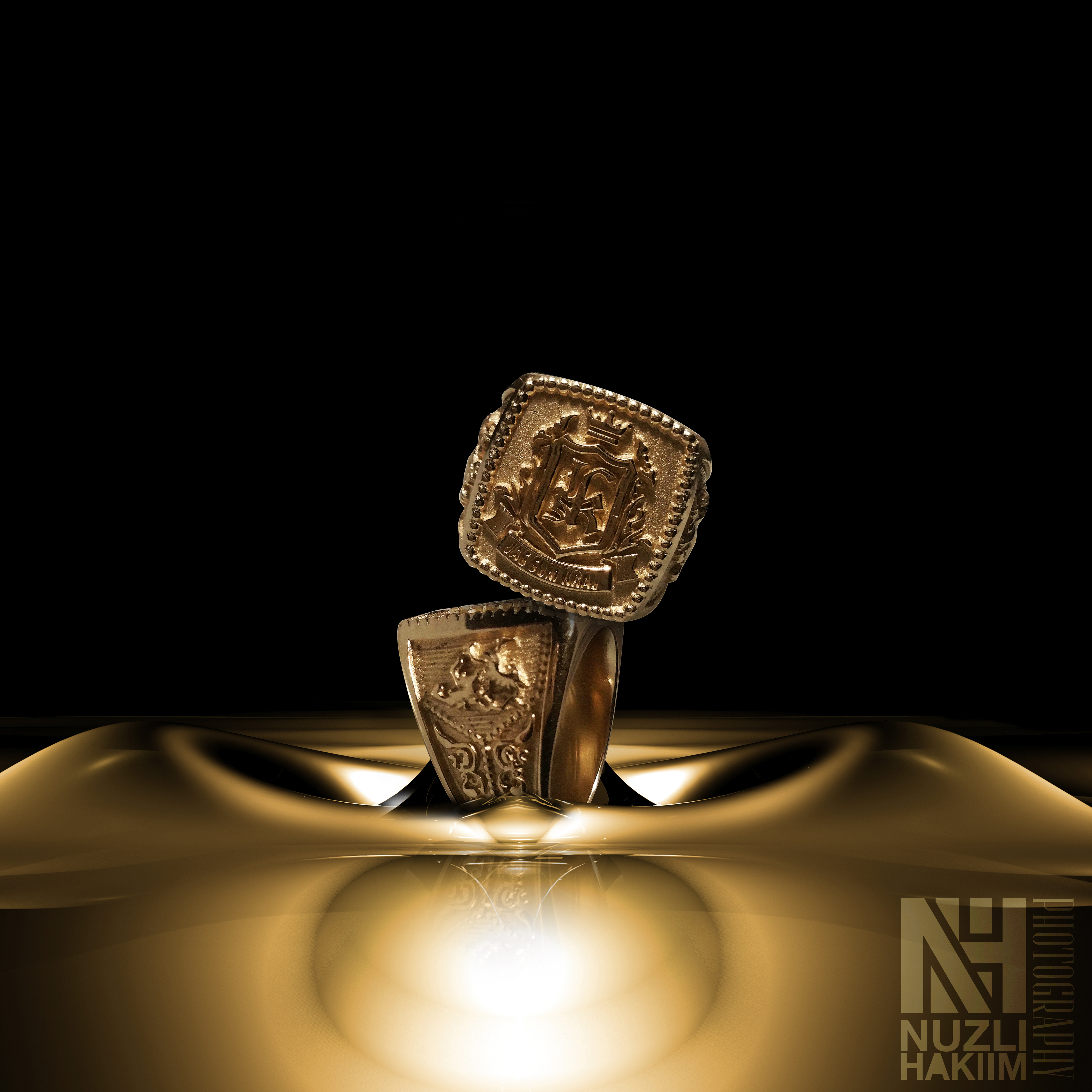 JSK Gold Ring — Jas Sum Kral signature jewelry